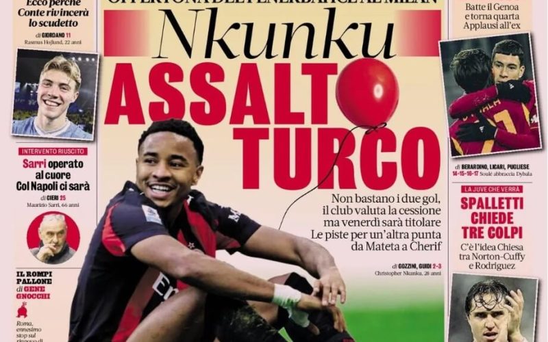 Dnesni tisk fenerbahce za nkunku juventus ma zajem o chiesu 1767085292192