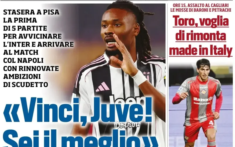 Dnesni tisk milan nabizi maignana sance pro juventus 1766826079898