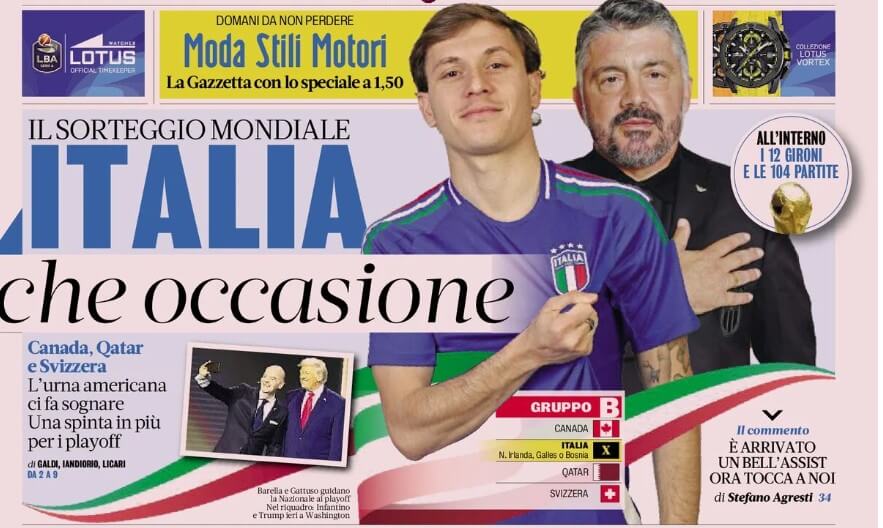 Dnesni tisk velka sance pro italii cescuv test pro inter 1765011206187