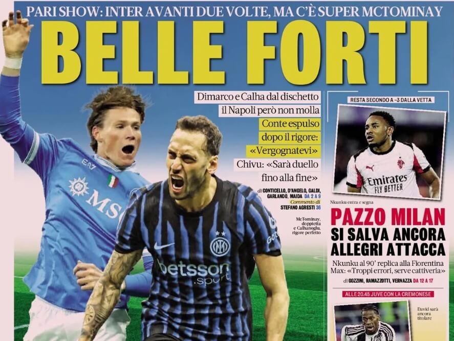 Dnesni titulky super mctominay spalletti dava juventus david 1768208467365