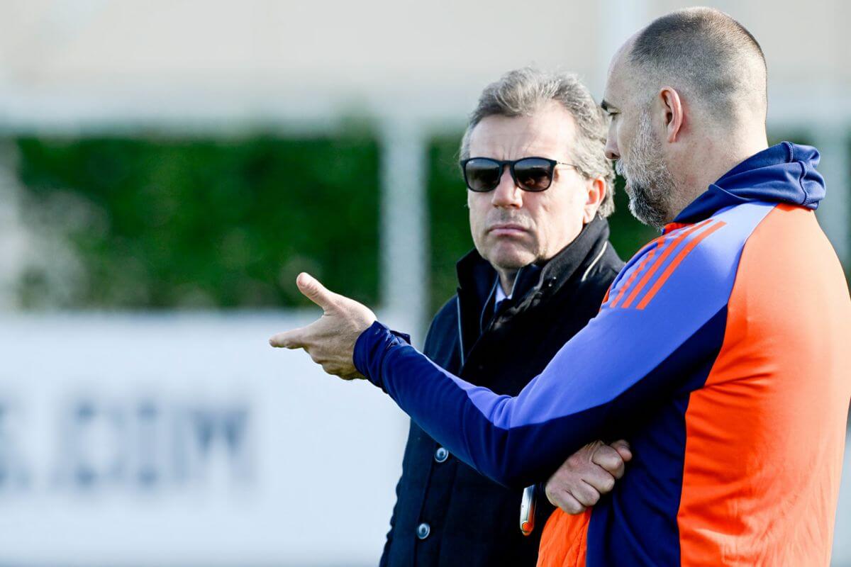 Ex direktor juventusu a neapole giuntoli na stadionu tottenh 1772794822340